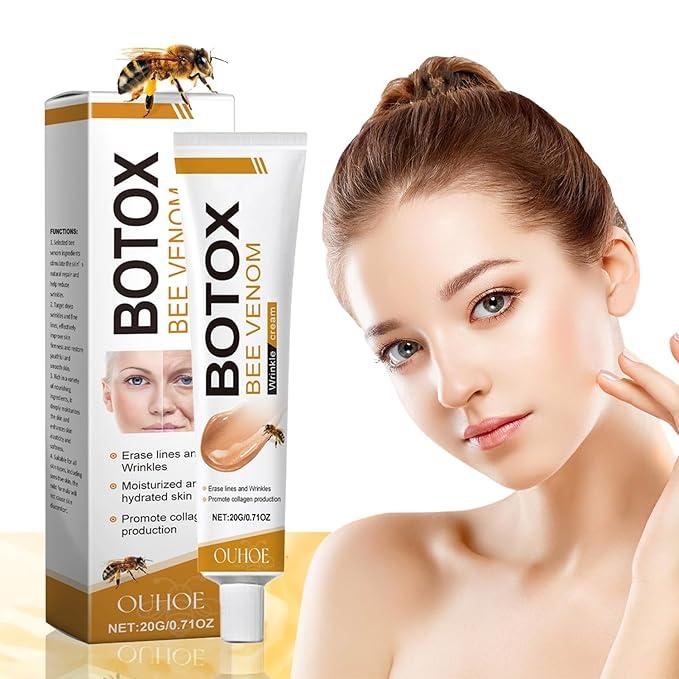 Niesha Botox Bee Venom Cream 2PCS - Wrinkle Removal And Firming, Moisturizing, Lifting And Recovery - All Skin Types - Anti-Aging Bee Venom Cream