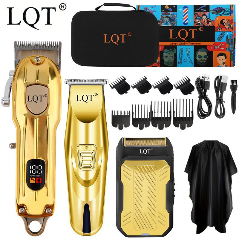 Rechargeable Hair Clipper Kit, 1 Set Professional Hair Clipper & Shaver & Accessories, Hair Trimmer for Men, Barber, Stylist, Barbershop, Salon