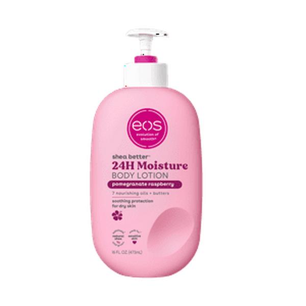 eos Shea Better Body Lotion - Pomegranate Raspberry, For Dry Skin, 16 fl oz