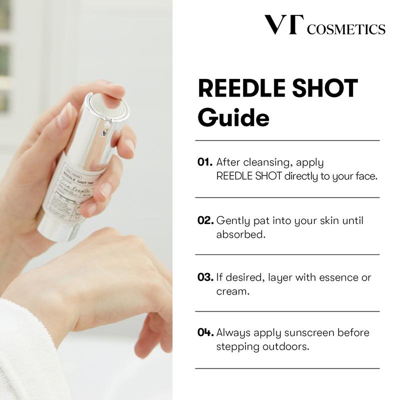 [Beginner Set] Reedle Shot 50+100: Basic, Mild Daily Microneedling Booster Exosome, Centella Asiatica