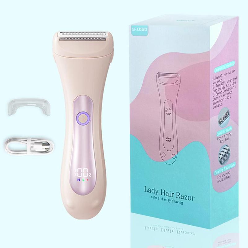 Electric Hair Remover, USB Rechargeable Epilator, Waterproof Body Hair Trimmer for Bikini, Face, Underarms and Legs Hair Trimmer