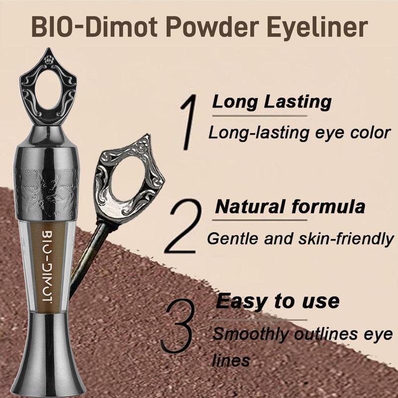 Long Lasting Eyeliner Powder, Natural Eyeliner Powder, Intense Color, Eyeliner Pen, Handmade Natural Eyeliner in Powder Form, Eye Makeup Tool