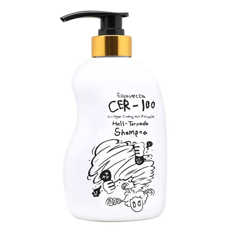 [Elizavecca] CER-100 Collagen Coating Hair A+ Muscle Hell-Tornado Shampoo 500ml 16.9 fl.oz. - Hair Shampoo Especially for Oily hair