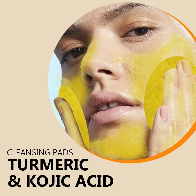 Turmeric Cleansing Exfoliating Pads Facial Cleansing Skincare Kojic Pack Kojic Pack