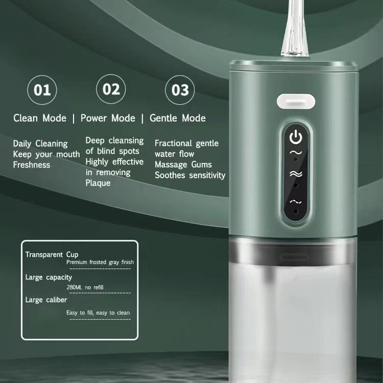 5 in 1 Electric Oral Water Flosser for Deep Cleansing - 1 Count Portable Rechargeable Oral Irrigator Ideal for Home & Travel, Black Friday & Cyber Monday Cordless Water Dental Flosser & Water Irrigator Tooth Brush