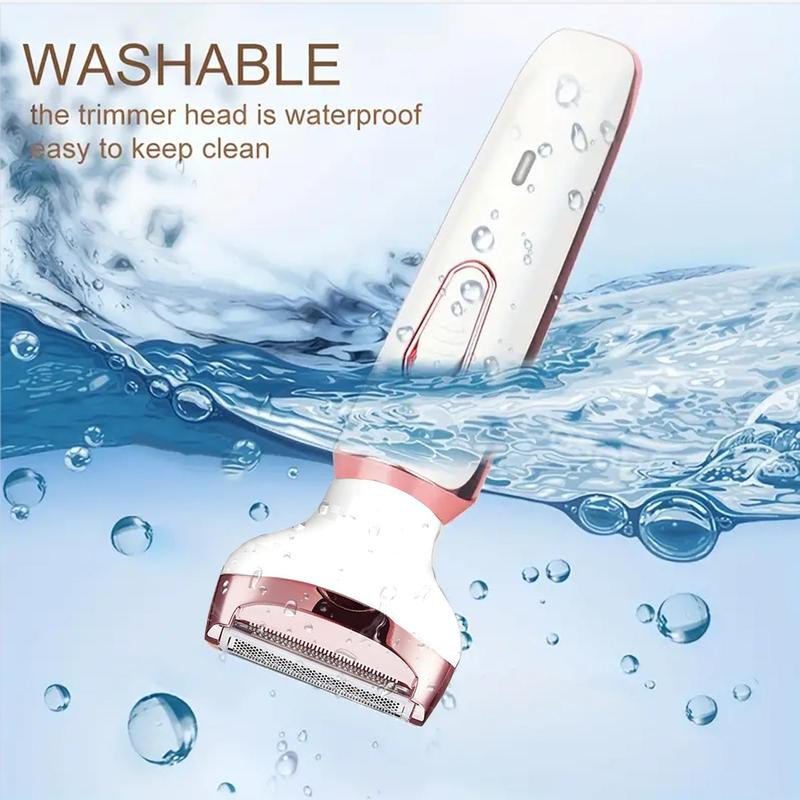 Comfort 4 in 1 Waterproof Electric Shaver, 1 Box Rechargeable Portable Electric Trimmer for Body, Shaver Trimmer, Easy To Use Shaver for Women, Epilator Hair Remover, Summer Gift, Epilator Hair Remover, Personal Care Appliances, Christmas Gift