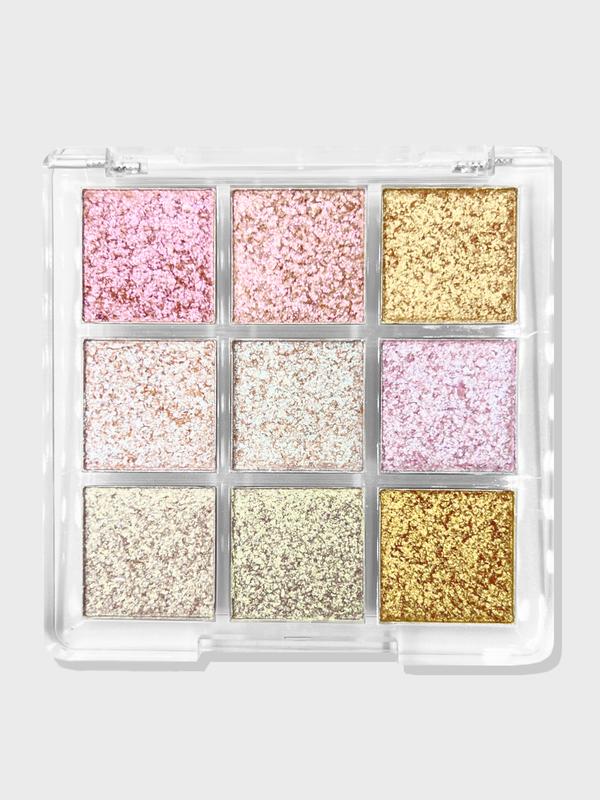 Dream Girl  Glitter Eyeshadow Palette Makeup Shimmer Pastel Duo Chrome