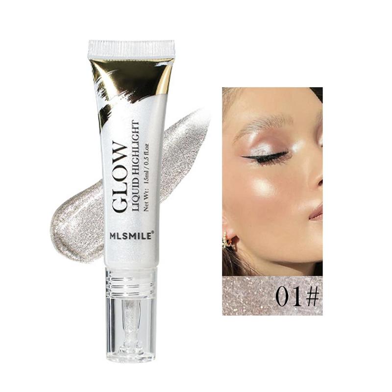 Long Lasting Liquid Highlighter, Shimmering Highlighter Stick, Facial Brightening Cosmetics, Nose Contouring Highlighter Stick, Portable Highlighting Powder Stick