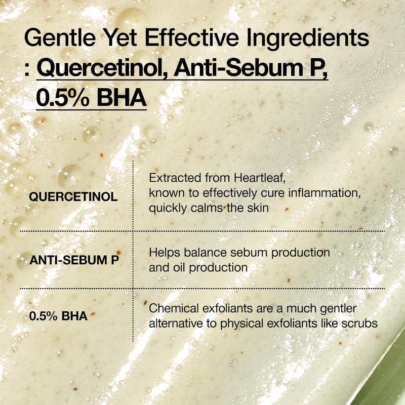 ANUA Heartleaf Quercetinolth Pore Deep Cleansing Foam for Hydrating All Skin Types - Adult Formula