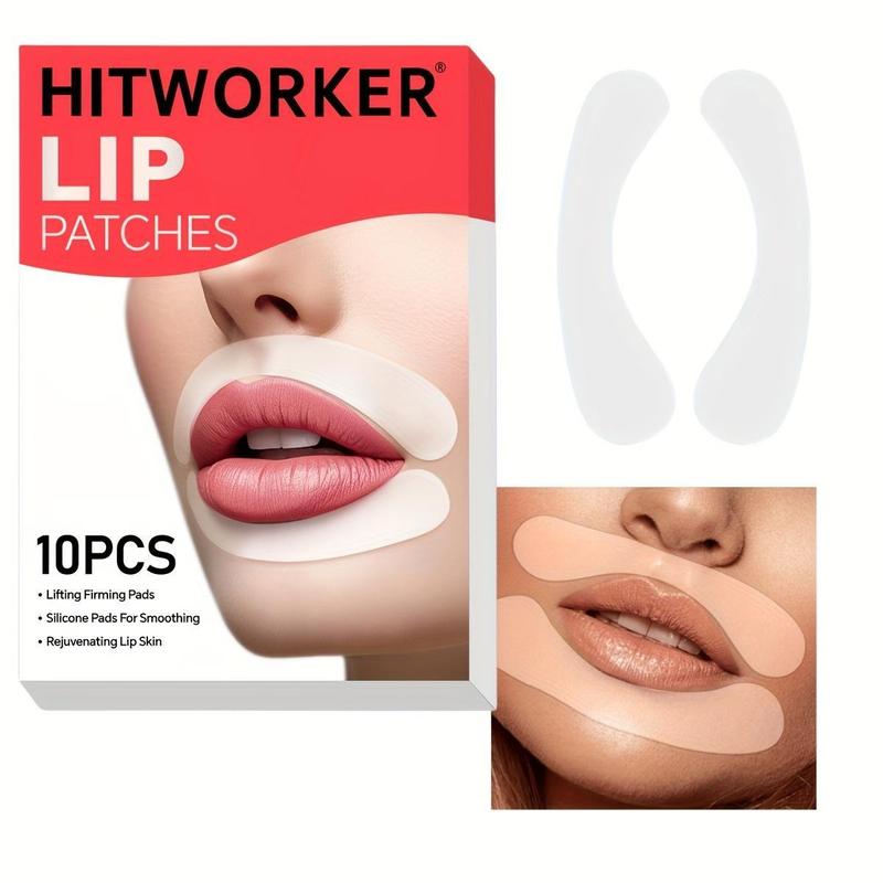 Reusable Silicone Lip Patch, 10pcs set Lip Lines Patch, Face Care Product For Women & Girls, Skin Care Product For Daily Use