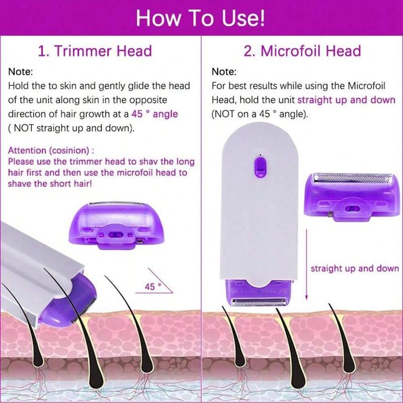 Electric Hair Removal Machine, 1 Count Rechargeable Hair Removal Tool, Painless Hair Removal Machine for Women, Personal Care Appliances