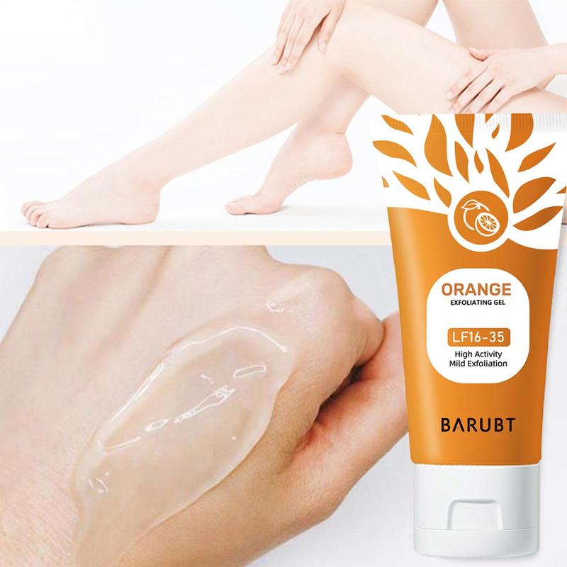 [$14.99 Get 2 Pack] OrangeExfoliating Gel Scrub Face BodySkin,Natural Orange Peeling Gel FaceScrub,Deep Cleansing MoisturizingFacial Exfoliator, Orange ExfoliatingScrub