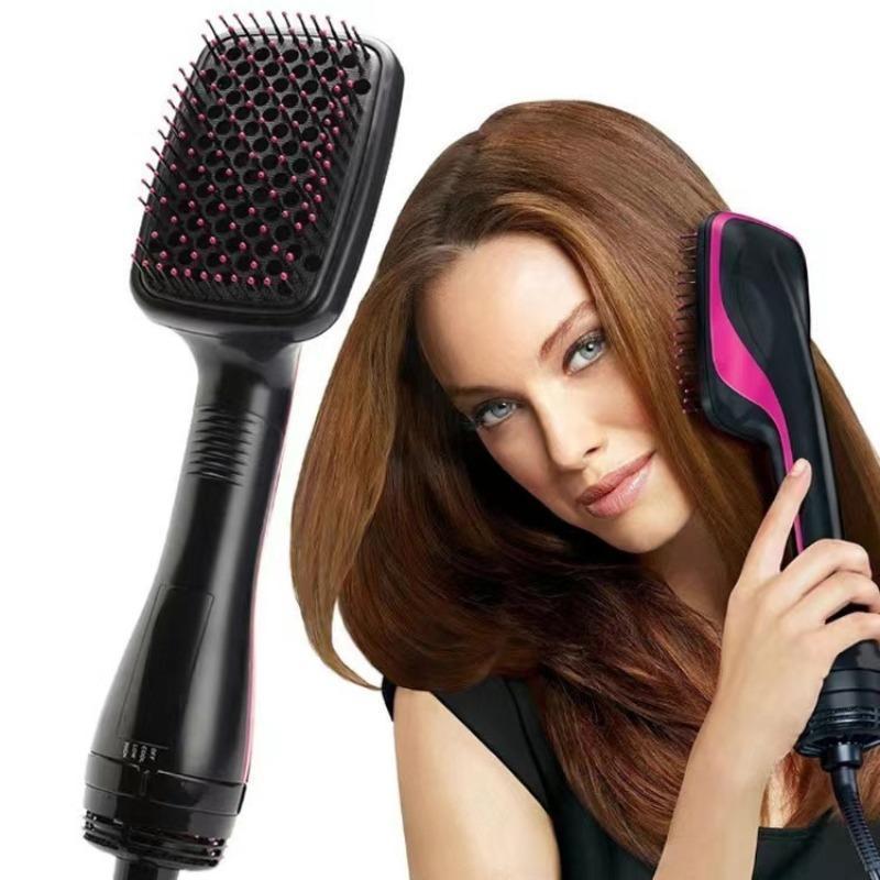 2 in 1 Hair Dryer Brush, 1 Box Multifunctional Hair Straightener, Hair Styling Tool for Home & Salon Use, Professional Hair Styling Tool for Women, Christmas Gift