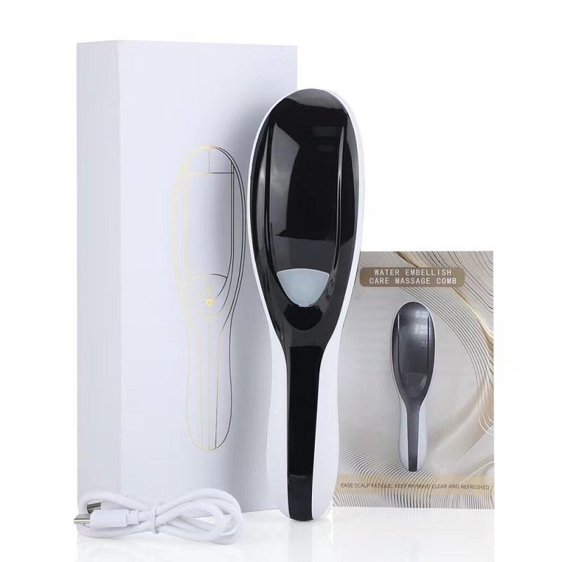 Electric Massager Comb ,Comfor Head Scalp Massage Comb with Vibrating Function and Steamer Spray，Gift for Family