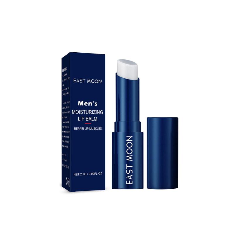 Men's Moisturizing Lip Balm, Hydrating & Nourishing Lip Stick, Lip Moisturizer, Plumping Lip Cream Wand Suitable for Dry & Cracked Lips