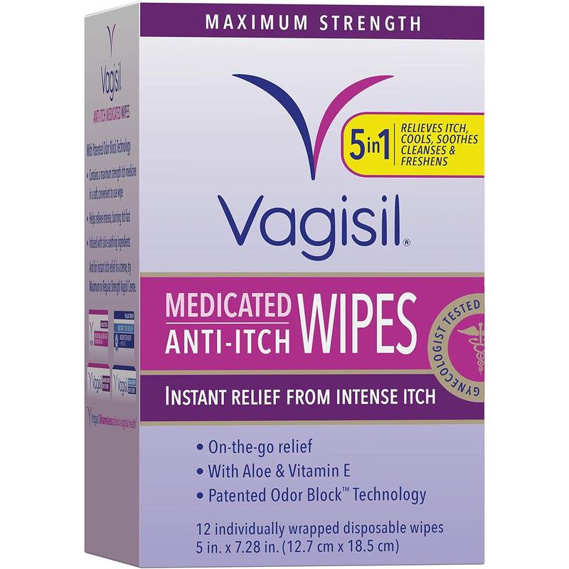 Vagisil Anti-Itch Medicated Feminine Intimate Wipes for Women No brand