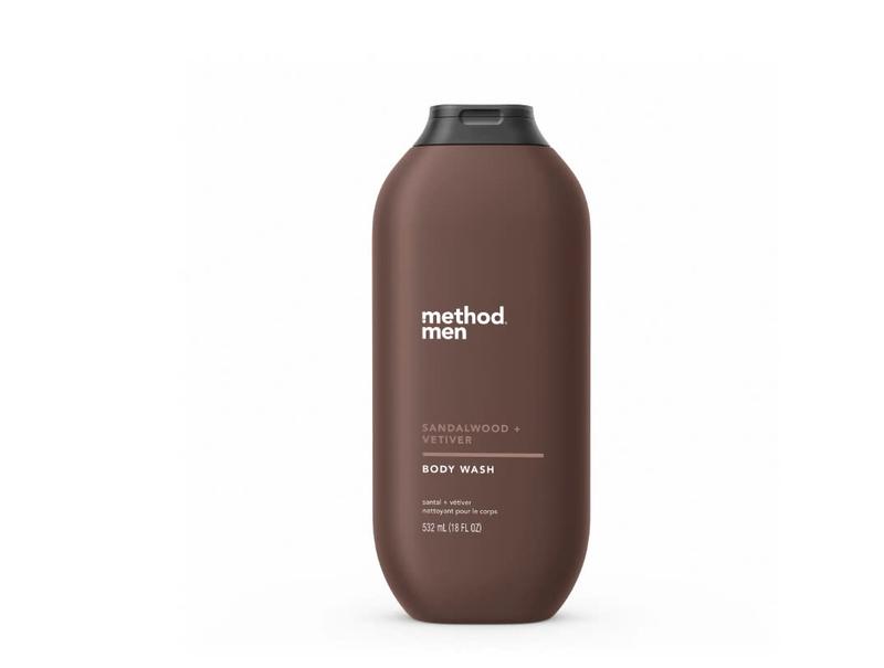 Method Men Body Wash, Sandalwood + Vetiver, 18 oz