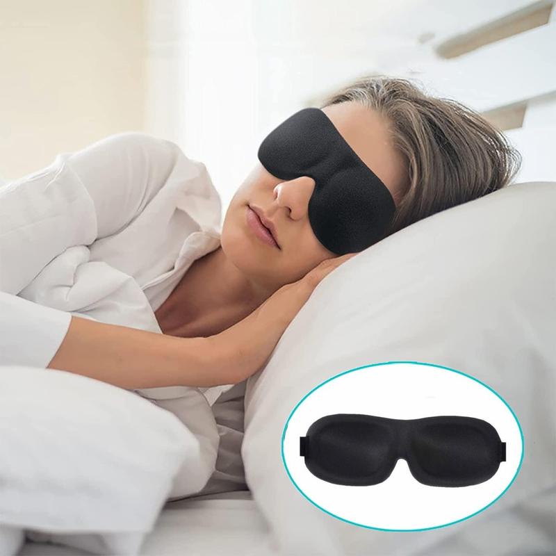 Blocking Sleep Mask, 1 Count 100% Blackout 3d Eye Mask for Sleeping Sleeping Night Blindfold for Men & Women, Yoga Challenge, Christmas, Christmas Gift