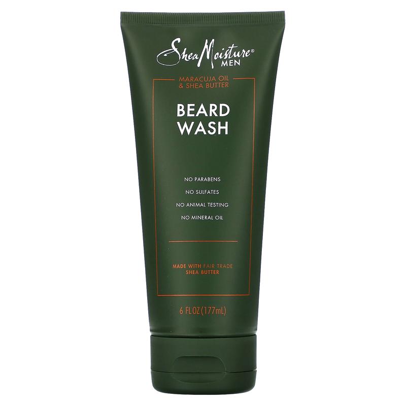 SheaMoisture Men, Beard Wash, Maracuja Oil & Shea Butter, 6 fl oz (177 ml)