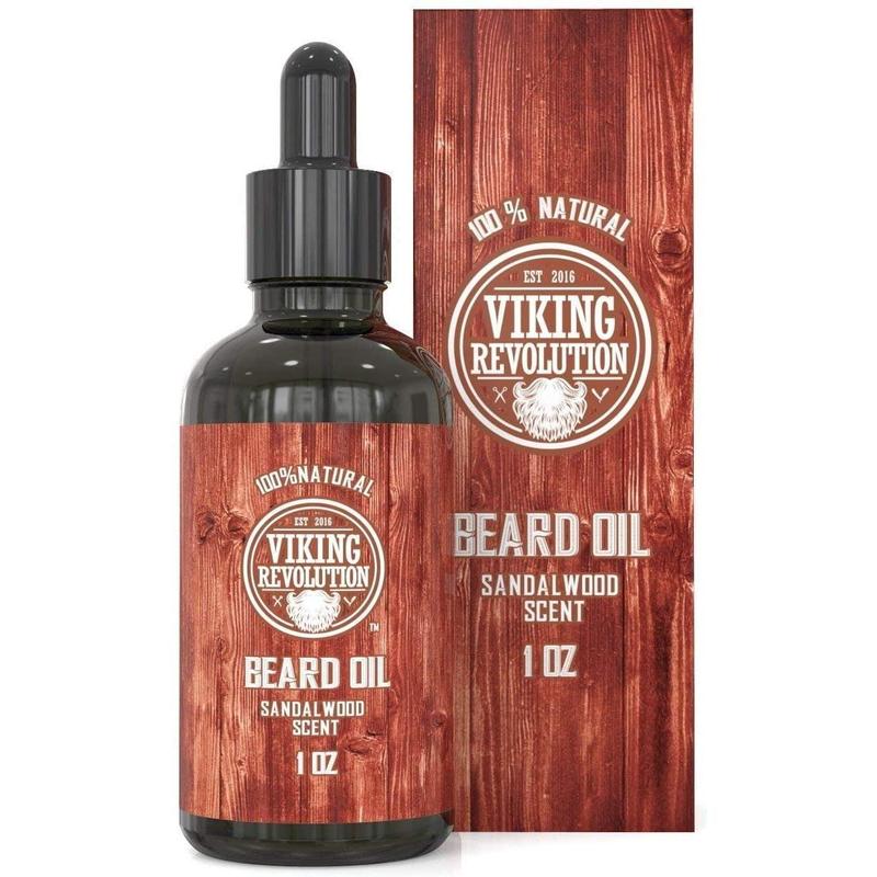 Viking Revolution Beard Oil Conditioner Softens, Smooths & Strengthens Beard Growth