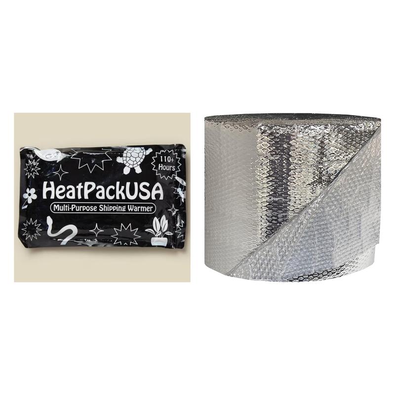 Weather Protection - 110 Hour Heat Pack with Thermalized Bubble Cushioning - Please Purchase if your temps are below 40 F