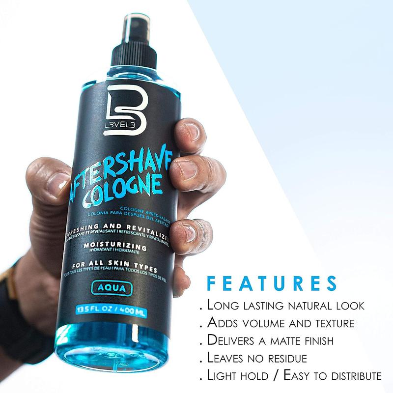 L3 Level 3 After Shave Spray Cologne - Softens Skin - Refreshes and Relieves Face and Skin - Moisturizing Formula Level Three After Shaving Aftershave Foam