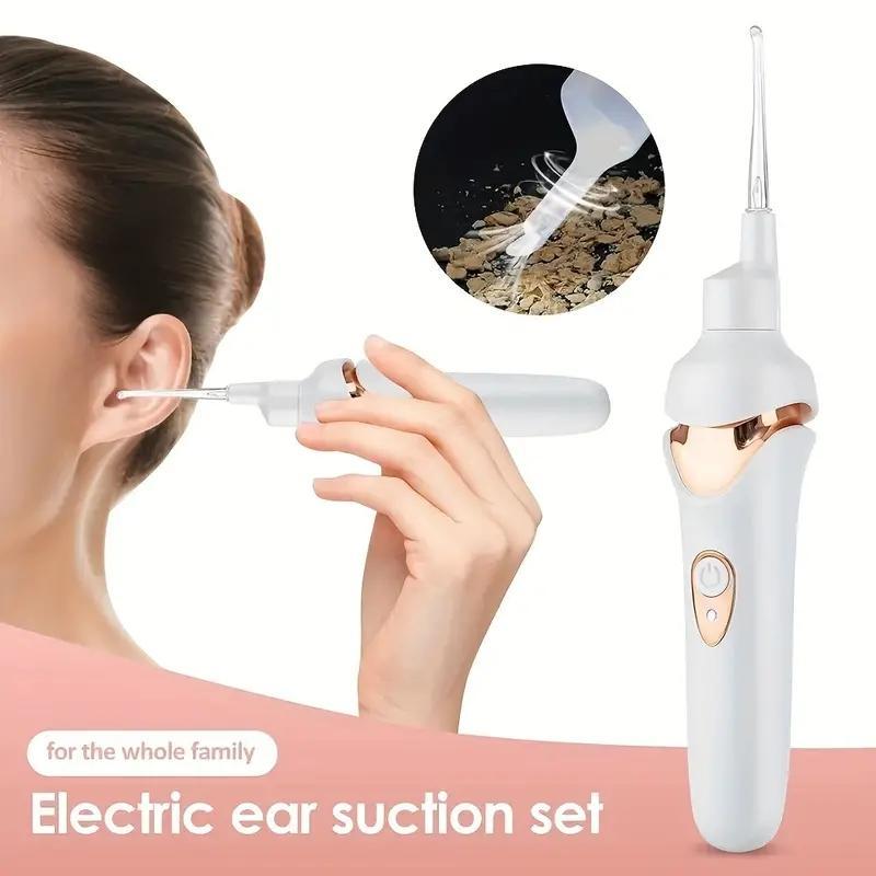 Electric Earwax Removal Tool, Luminous Electric Suction Ear Wax Cleaning Tool, Personal Health Care Products for Women & Men