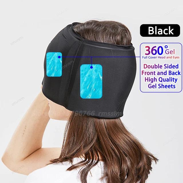 Gel Cold Headache Ice Cap Migraine Relief Cap Stress Relax Pain Head Hot Cold Therapy Cold Pack Eye Mask Ice Hat Massage Tool