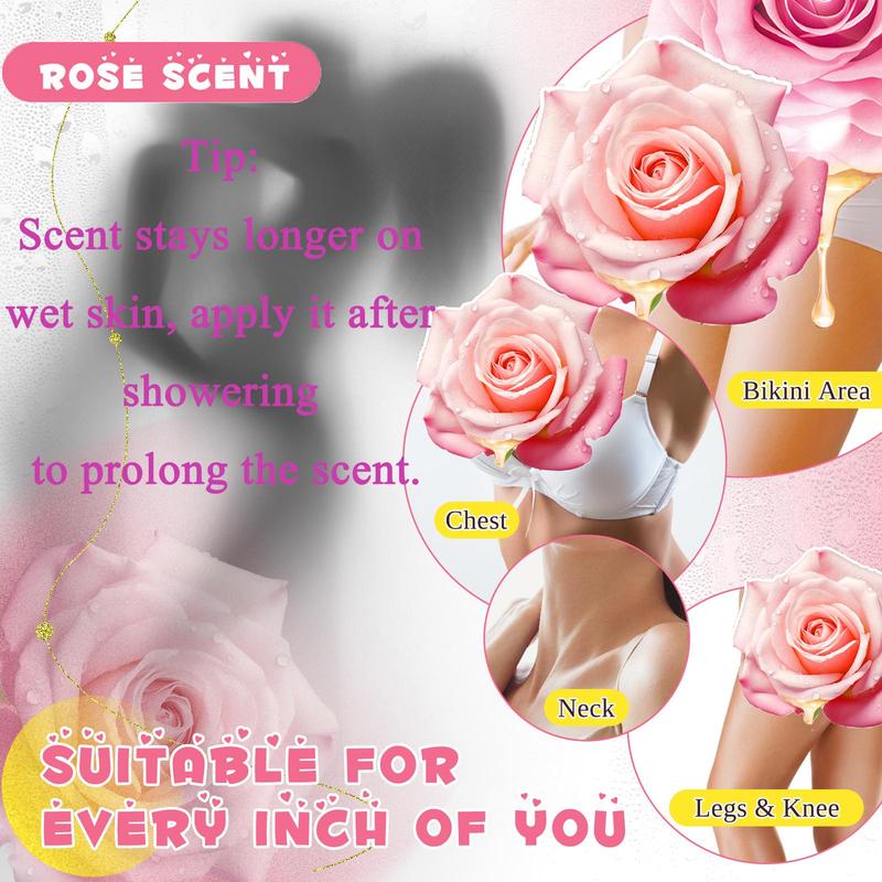 Rose Oil, Yoni Oil for Women, Private Parts Oil for Reduces Odor & Restores PH Balance, Feminine Hygiene Product, Skin Care Product for Women