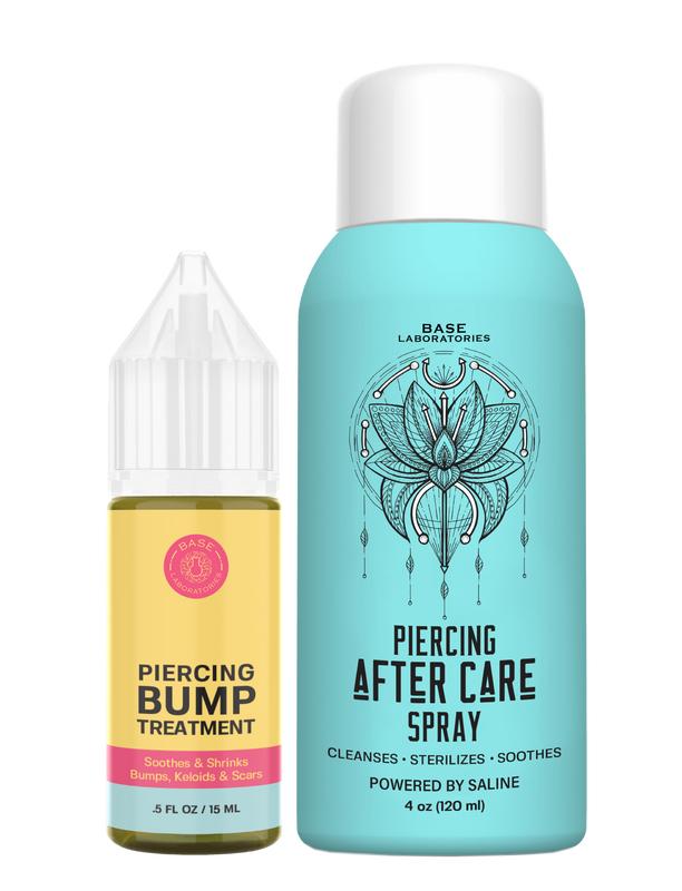 Piercing Aftercare Kit - Piercing Aftercare Spray and Keloid Bump Oil - Cleanse your Piercings