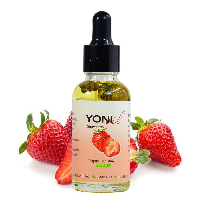 Strawberry Feminine Oil Essential Yoni Oil for Women pH Balance 1.02 OZ