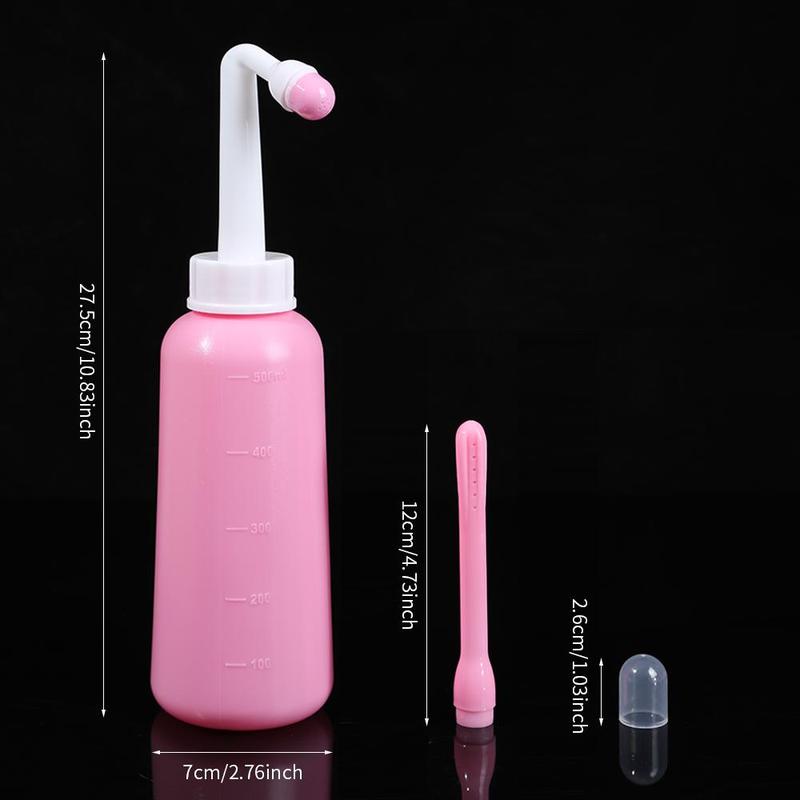 Shower Cleaning Tool, 1 Count Portable Feminine Cleansing Tools with Long & Short Nozzle Shower Head, Body Care Accessories for Women, Christmas Gift