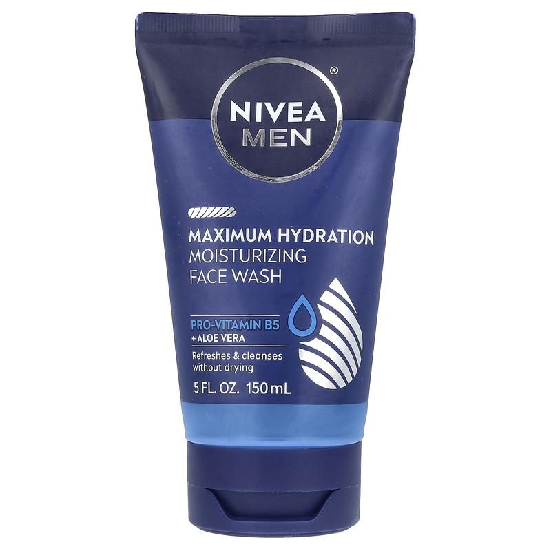 Nivea Men, Maximum Hydration Moisturizing Face Wash, 5 fl oz (150 ml)