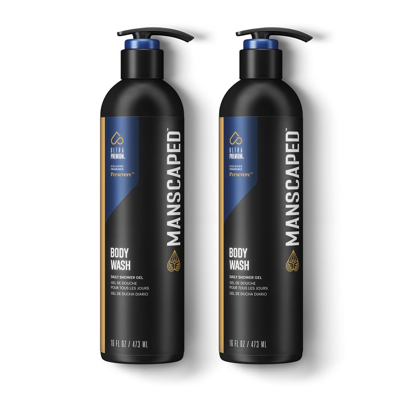 MANSCAPED® Men’s UltraPremium Body Wash, Luxurious Clean Formula Infused with Aloe Vera and Sea Salt, Refreshing and Nourishing Daily Shower Gel for Hydrating Skin