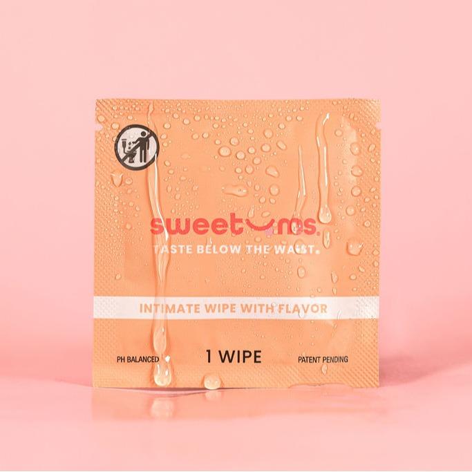 Sweetums Mango Flavored Wipes Feminine Wipes Flavored Beauty Feminine Hygiene Personal Care Mango Scent Mango Flavor pH balanced gynecologist tested dermatologist tested