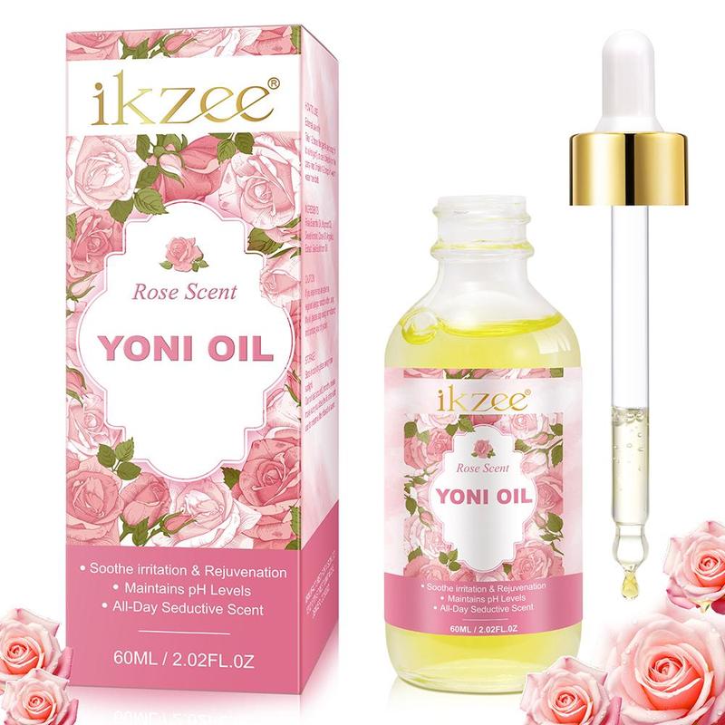 Rose Oil, Yoni Oil for Women, Private Parts Oil for Reduces Odor & Restores PH Balance, Feminine Hygiene Product, Skin Care Product for Women