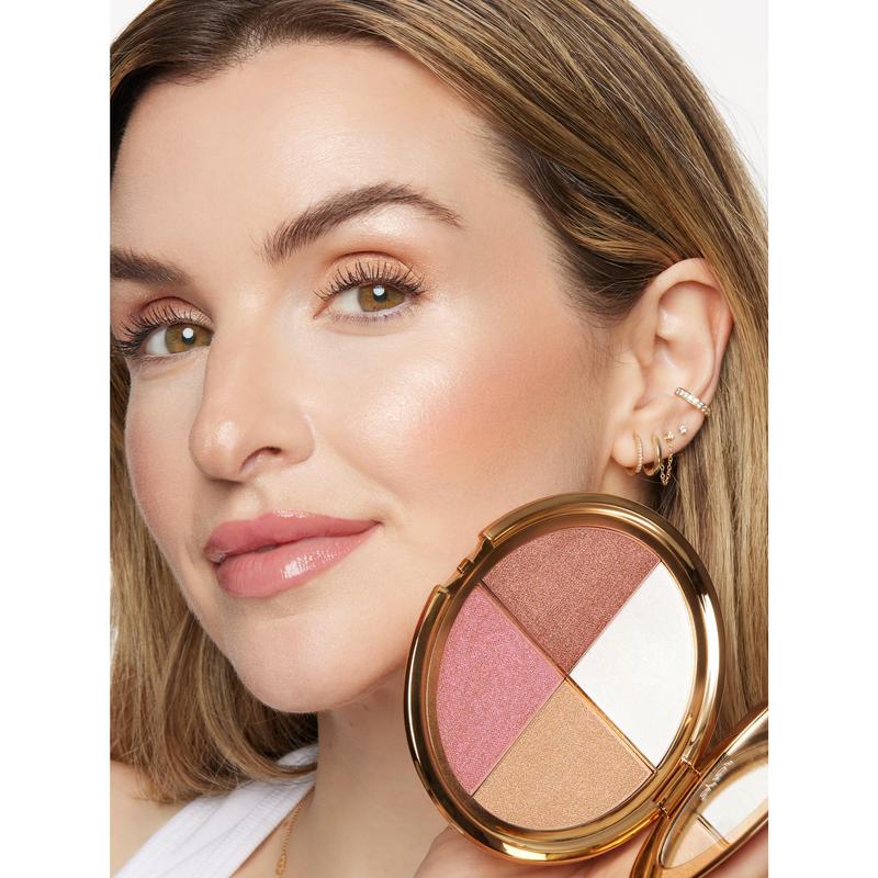 tarte glow wardrobe eye & cheek palette - eyeshadow and highlighter makeup