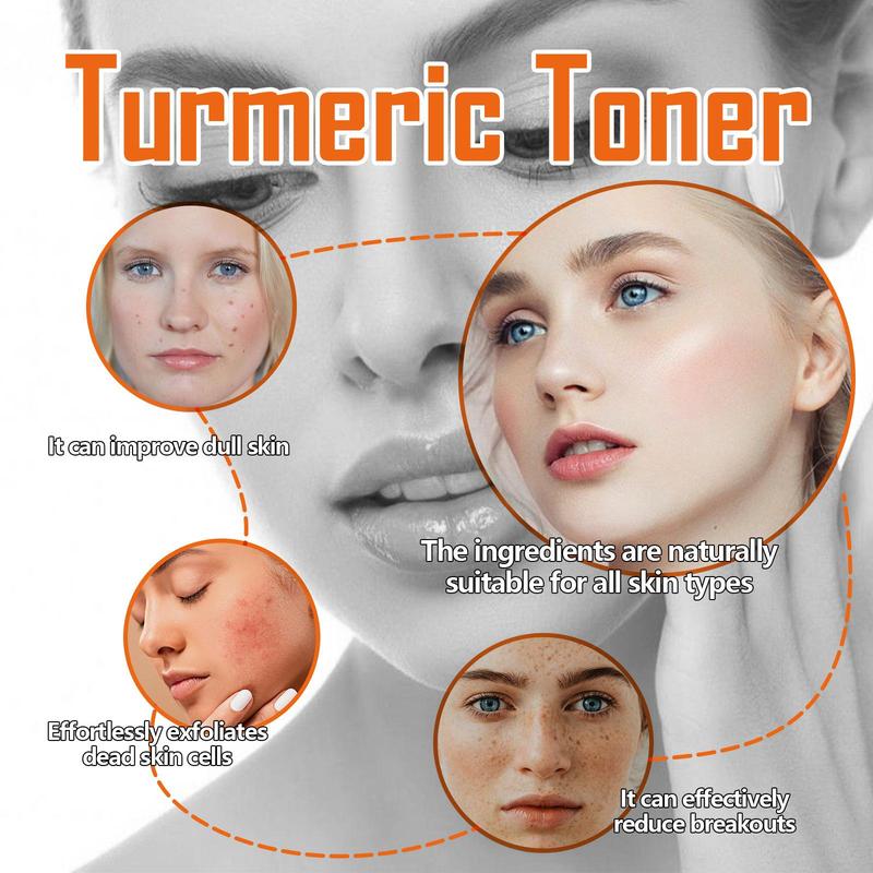 Turmeric Facial Toner, Deep Moisturizing & Nourishing Facial Toning Lotion, Facial Care Product for Women & Men