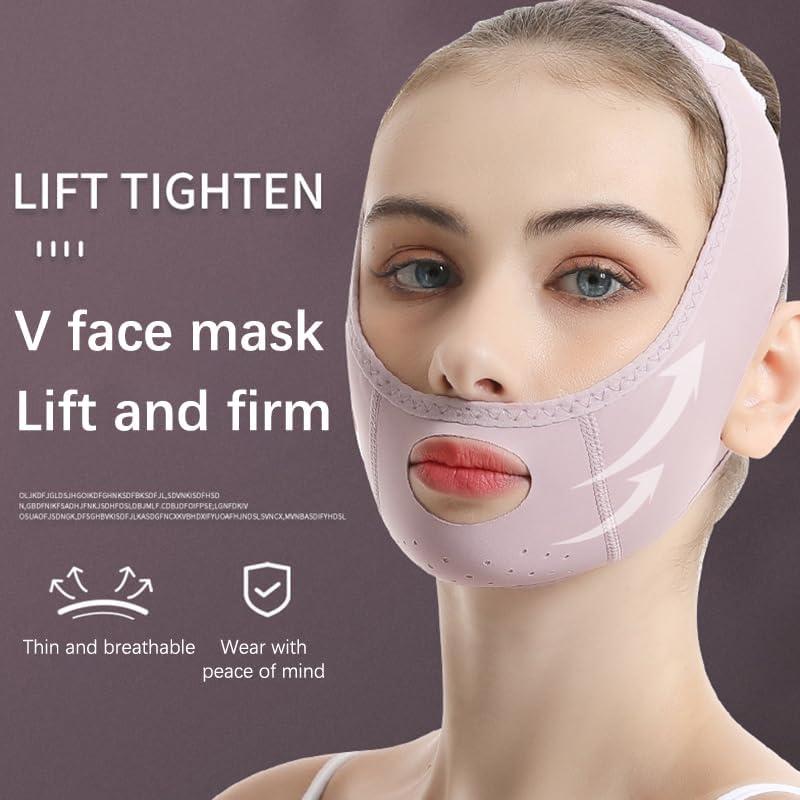 V-Line Facial Shaping Band: Reusable Chin & Cheek Lifting Tool for Slimming, Tightening, and Enhancing Contours | Adjustable Comfort Skincare