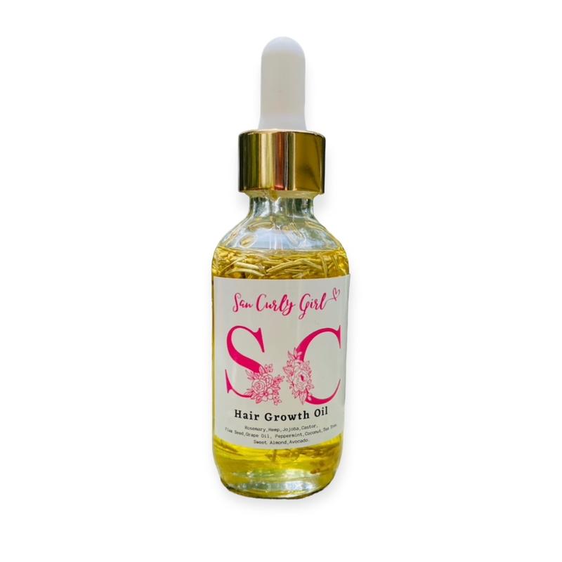 San Curly Girl Hair Growth Oil Organic Hair Car