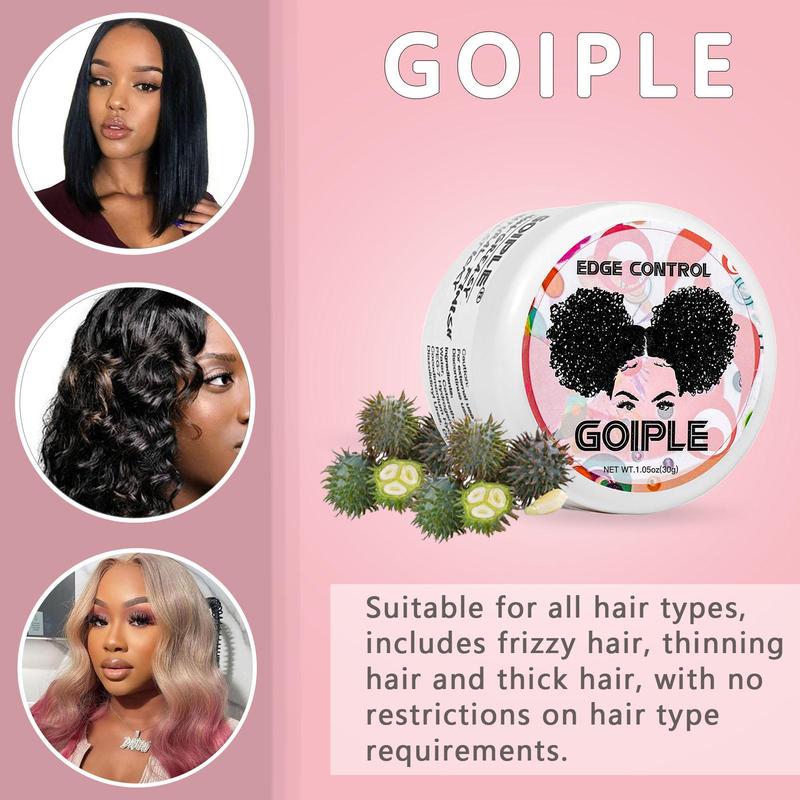 Summer Wig Care Set, 5 Counts set Hair Styling Products Wig Spray & Hair Wax & Edge Control Hair Brush & Wig Band, Hair Style Accessories for Women, Haircare, Hair Products for Home and Salon