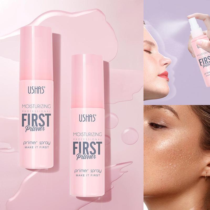 Makeup Primer Spray, Oil Control Moisturizing Makeup Primer, Long Lasting Makeup Fixer Spray, Cosmetic Product for Women & Girls