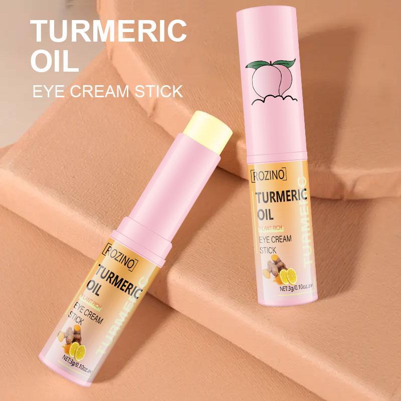 Turmeric Eye Cream Stick (1 Box), Natural Eye Care Product, Eye Moisturizer Stick, Moisturizing Eye Cream for Dark Circles, Puffiness, Dry Skin, and Eye Bags