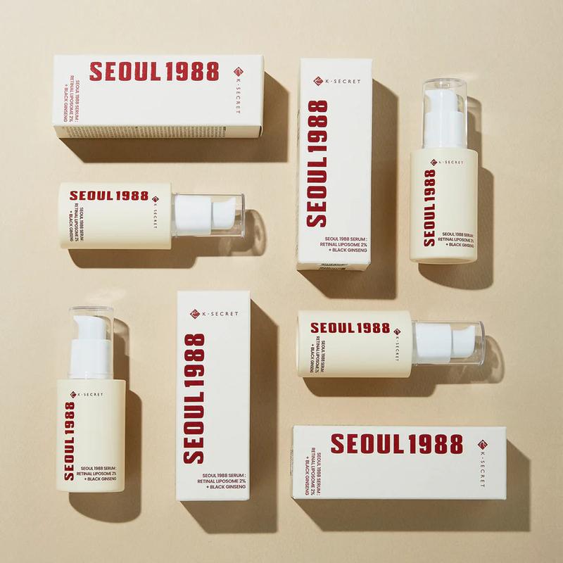 KSECRET - Seoul 1988 Serum : Retinal Liposome 2% + Black Ginseng (30ml) Peptides, Anti-Aging, Wrinkle Care, Skincare, Comfort Skin Repair