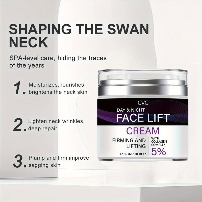 Face Lift Cream, Collagen Skin Cream Moisturizer for Face, with Retinol, Collagen & Hyaluronic Acid - Day & Night Use, CVC