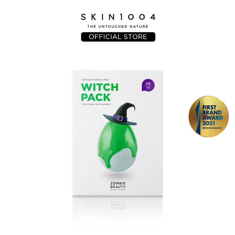 [Official SKIN1004 Shop] ZOMBIE BEAUTY Witch Pack 4g x 16EA(64g), Pore Care Mask, Wash-off Mud Mask, All Skin Type