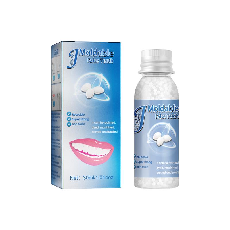 Jaysuing Moldable False Teeth, Film And Television Makeup Dentures Modified Dentures False Dentures Broken Teeth Temporary Ora Oral