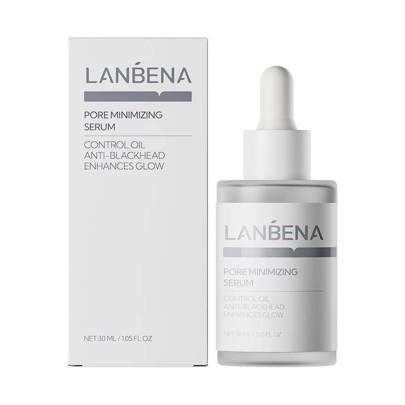 LANBENA Pore Shrinking Serum for Face, Facial Essence for Shrinking Pores Moisturizing Serum Firming Tightening Skin Repair, Pore Minimizer after Blackhead Remover, 30ml