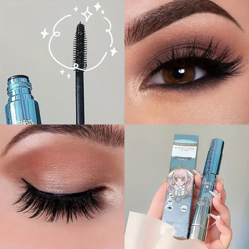 Long Lasting Mascara, 1 Count Natural Curl Eyelashes Mascara, Eyelashes Lengthening Volumizing Defining, Professional Eye Makeup Products