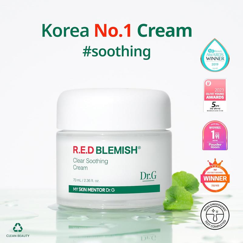 Dr. G - RED Blemish Clear Soothing Cream 70ml | INSTANTLY SOOTHE RED, SENSITIVE SKIN